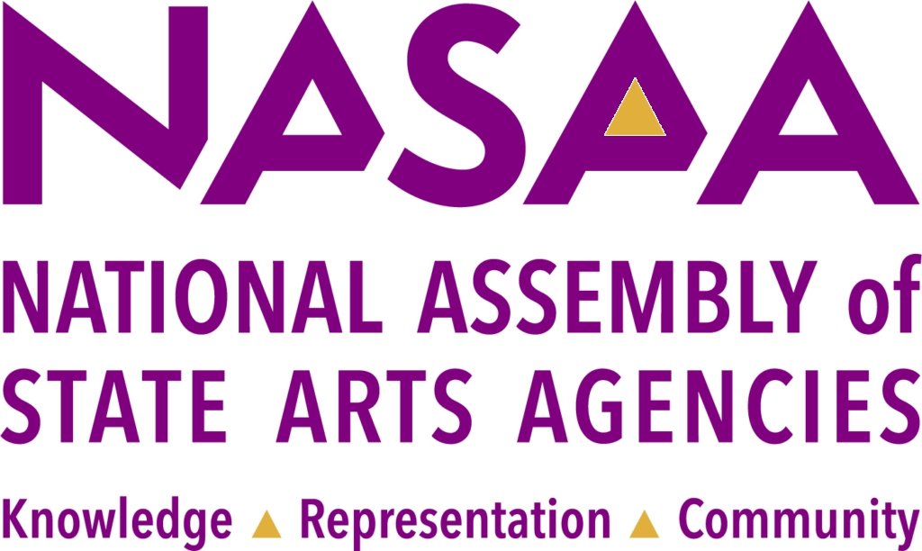 National Assembly of State Arts Agencies logo - purple letters on a white background