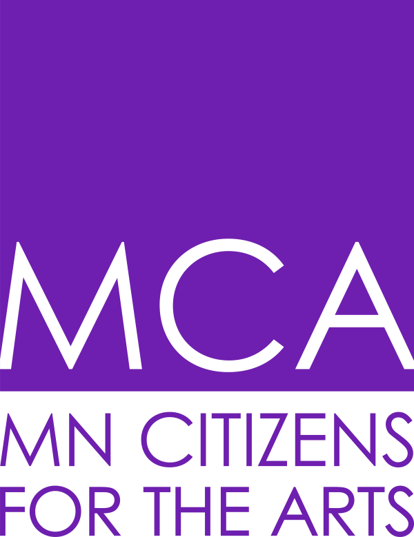 MCA Logo - "MCA" in a purple box with MN Citezens for the Arts in purple letters below